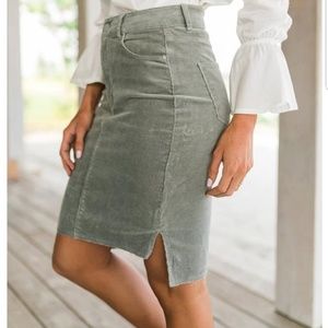 High low Pencil Skirt